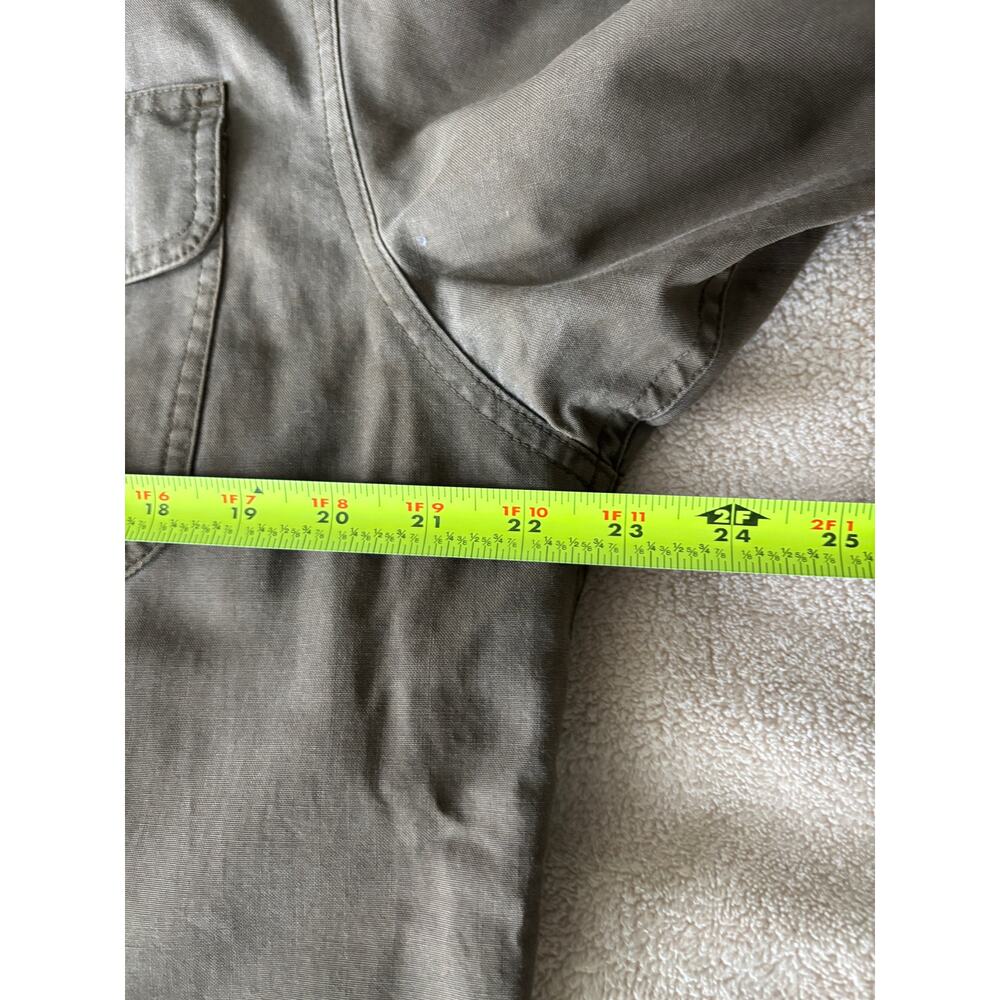 Vintage LL Bean Barn Chore Coat Large Army Green - Picture 4 of 11